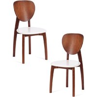 TetChair Diamante жесткое сиденье (бук/коричневый/белый) Image #10