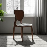 TetChair Diamante жесткое сиденье (бук/коричневый/белый) Image #11