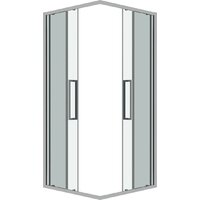 Grossman Cosmo 90x90x195 300.K33.02.9090.32.00 (золото сатин/прозрачное стекло) Image #2