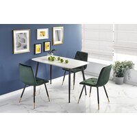 Halmar Marco 120/70 (белый мрамор/черный) Image #8