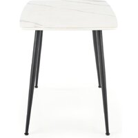 Halmar Marco 120/70 (белый мрамор/черный) Image #2