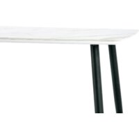 Halmar Marco 120/70 (белый мрамор/черный) Image #5