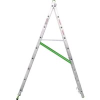 Новая высота NV 222 алюминиевая двухсекционная 2x9 ступеней Image #3