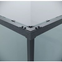 Grossman Galaxy 90x70x195 300.K33.01.9070.42.00 (графит сатин/стекло прозрачное) Image #4