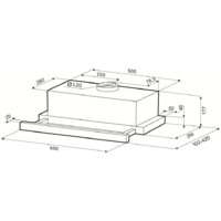 Krona Kamilla 600 Glass (белый) Image #3