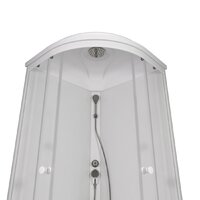 Saniteco SNT CL-90 90х90 (белый/прозрачное стекло) Image #4