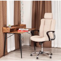 TetChair Oxford хром/флок (бежевый) Image #3