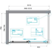 BelBagno UNO-195-AH-1-100/80-P-Cr Image #7