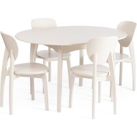 TetChair Diamante жесткое сиденье (бук/ivory white) Image #9