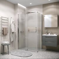 Grossman Pragma 100x80x195 120.K33.03.1080.10.02 (хром/шиншилла стекло) Image #7