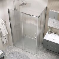 Grossman Pragma 100x80x195 120.K33.03.1080.10.02 (хром/шиншилла стекло) Image #10