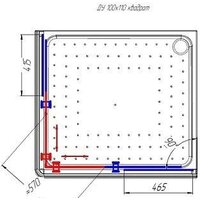 Radomir 100x110 R 1-03-1-2-0-1230 (прозрачное стекло) Image #3