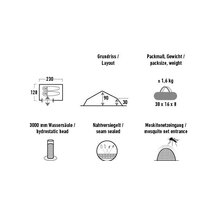 High Peak Peak Siskin 2.0 LW (Pesto/красный) Image #6