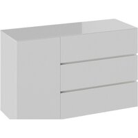 Трия Glance тип 2 (белый/стекло белый глянец) Image #2