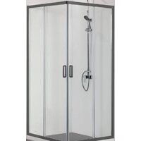 Aquatek AQ ARI KV 10020BL 100x100 (черный/прозрачное стекло)