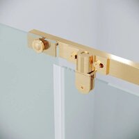 Grossman Pragma 100x80x195 120.K33.03.1080.32.00 (золото сатин/стекло прозрачное) Image #6