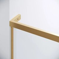 Grossman Pragma 100x80x195 120.K33.03.1080.32.00 (золото сатин/стекло прозрачное) Image #4