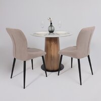 Lepremo AV 2317 МДФ+керамика 900 (белый глянцевый Carla Larkin/черный+HPL дуб вотан) Image #8