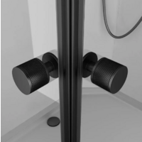 AM.PM X-Joy 120x80 / W94C-403-12080BT (черный матовый/прозрачное стекло) Image #7