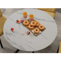 Трия Эрвин тип 1 (черный муар/керамика матовый белый мрамор) Image #8