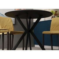 Трия Эрвин тип 1 (черный муар/керамика матовый белый мрамор) Image #6