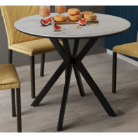 Трия Эрвин тип 1 (черный муар/керамика матовый белый мрамор) Image #5