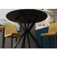 Трия Эрвин тип 1 (черный муар/керамика матовый белый мрамор) Image #9