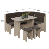 Трия Техас исп. 2 (дуб сонома трюфель/кашемир коричневый) Image #9