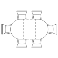 Woodville Нельсон 100-140х100х76 / 588016 (alpine white/черный) Image #8