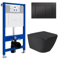 Lauter Nuremberg 21811B + 21901002 (черный, с кнопкой 219704J черный)