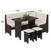 Трия Техас исп. 2 (венге/кашемир кремовый) Image #3