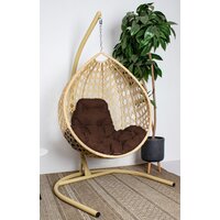 M-Group Капля Люкс / 11030505 (бежевый ротанг/коричневая подушка) Image #2