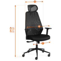 TetChair Matrix (red ткань, черный) Image #11