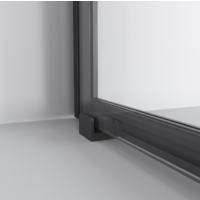 Niagara NG-6823-34BLACK 90x90x195 (черный матовый/прозрачное стекло) Image #8