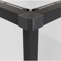 Niagara NG-6823-34BLACK 90x90x195 (черный матовый/прозрачное стекло) Image #7