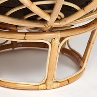 TetChair Papasan Eco P115-1/SP STD c подушкой ремешками (натуральный/ткань коричневый) Image #3