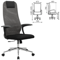 Brabix EX-801 / 532918 (черный/серый) Image #15