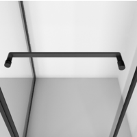 Niagara NG-6835-34BLACK 100x100x195 (черный матовый/прозрачное стекло) Image #2