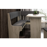 Трия Рио (дуб крафт белый/микровелюр Duna Steel) Image #6