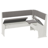 Трия Рио (дуб крафт белый/микровелюр Duna Steel) Image #2