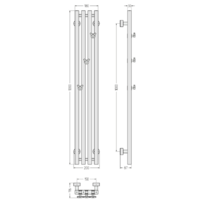 Сунержа Сатерленд Pro 1200х150 / 30-0457-1215 (матовый белый) Image #4
