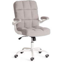 TetChair Lugano Wh ткань Teddy (светло-серый)