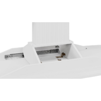 Трия Хилтон раздвижной Тип 2 (белый глянец/стекло глянцевое белое) Image #6