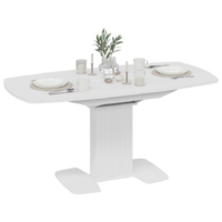 Трия Хилтон раздвижной Тип 2 (белый глянец/стекло глянцевое белое) Image #11