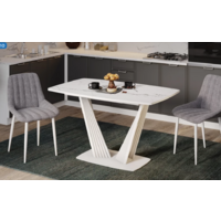 Трия Фабио тип 1 раздвижной (белый матовый/стекло матовое белый мрамор) Image #12