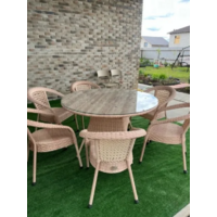 AIKO DECO 4 с круглым столом D90 7035П Светлый Image #6