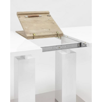 Stool Group Сиэтл раскладной 140-180x90 / DT-963-HGW-140 (глянцевый белый) Image #3