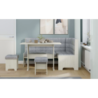 Трия Флорида (дуб крафт белый/микровелюр Wellmart Silver) Image #9