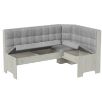 Трия Флорида (дуб крафт белый/микровелюр Wellmart Silver) Image #3