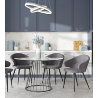 Stool Group Ливерпуль 120x120 (стекло/ножки черные) Image #7